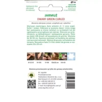 Jarmuż Dwarf Green Curled 1 g  Legutko nasiona tył