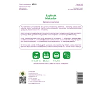 Szpinak Matador 10 g Legutko nasiona tył