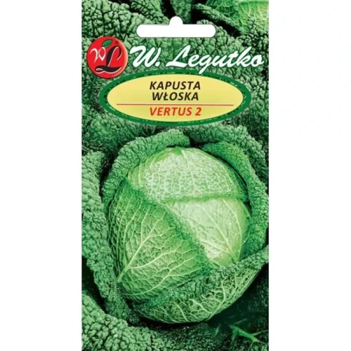Kapusta Włoska Vertus 2 2 g Legutko nasiona przód