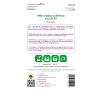 Kukurydza Cukrowa Gucio F1 10 g Legutko nasiona tył