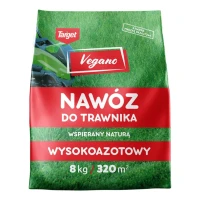 Wysokoazotowy nawóz do trawnika Vegano – wspierany naturą 8 kg