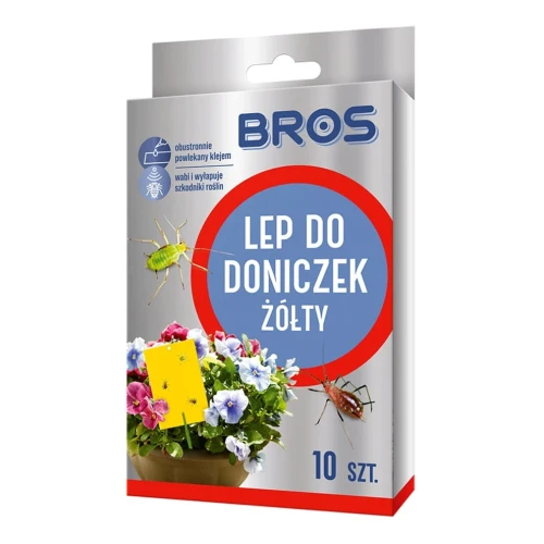 Lep do doniczek żółty - 10 szt Bros