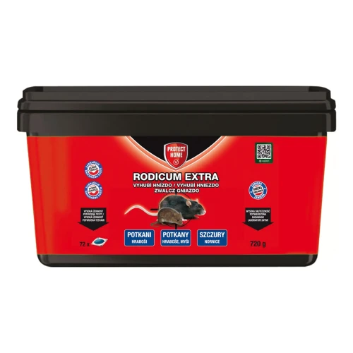 Rodicum Extra – Pasta Trutka Na Szczury i Nornice – 720 g