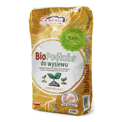 Bio ziemia do wysiewu - Paleta 30x50 l Ekagro worek