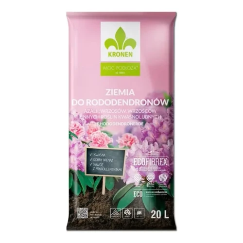 Ziemia do rododendronów, azalii, hortensji i wrzosów - 20 l Kronen