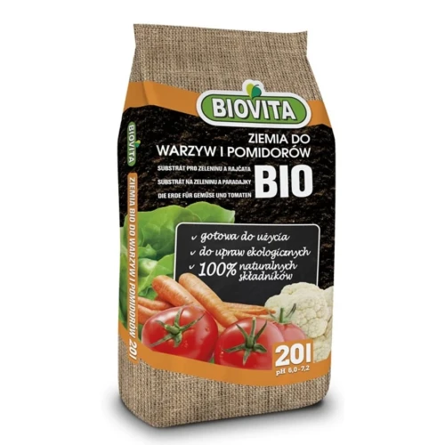 Bio ziemia do warzyw i pomidorów - 20 l Biovita