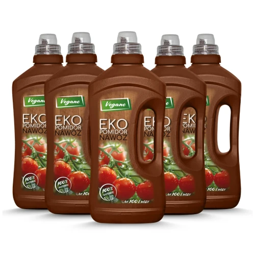 Ekopomidor Vegano - płynny nawóz ekologiczny 5x1 l (50% taniej)
