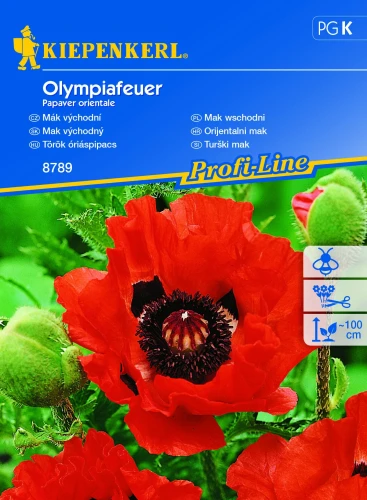 Mak wschodni Olympiafeuer - Nasiona - Kiepenkerl przód