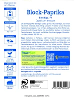 Papryka Bendigo F1 – Nasiona Otoczkowane – Kiepenkerl tył
