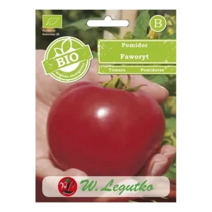Pomidor BIO ‘Faworyt’ – nasiona dużych, mięsistych pomidorów różowych do uprawy w gruncie – Legutko