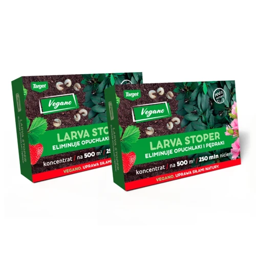 Larva Stoper 500 MLN – nicienie na opuchlaki i pędraki – Vegano