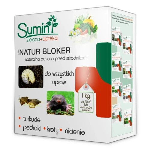 Natur Bloker 1 kg – preparat na pędraki, krety, turkucie – Sumin