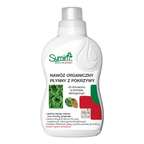 Nawóz z Pokrzywy 250 ml – Organiczny Płynny – Sumin