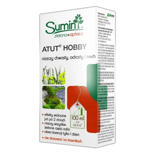 Atut Hobby 100 ml – środek na chwasty i mech – Sumin