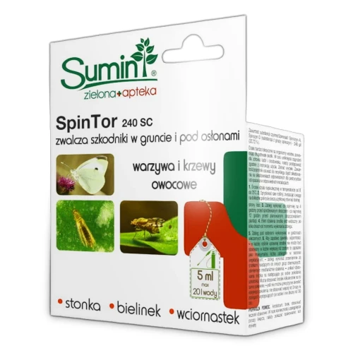 Spintor 240 SC 5 ml – preparat na bielinka, stonkę, wciornastki, zwójki – Sumin
