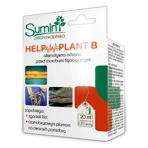 Help Plant B 20 ml - Zapobiega Zgorzeli Liści, Czarnobrązowym, Skorkowaciałym Plamom Na Owocach Pomidora – Sumin