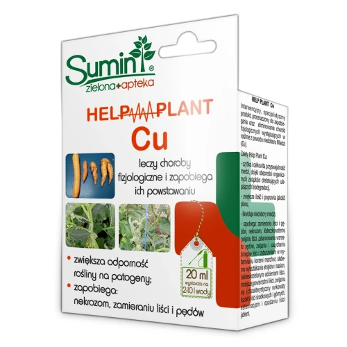 Help Plant CU 20 ml - Zwiększa Odporność Roślin Na Patogeny, Zapobiega Nekrozom, Zamieraniu Liści i Pędów – Sumin