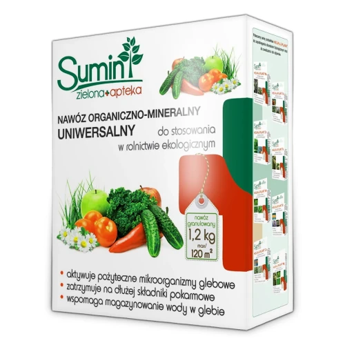 Nawóz Uniwersalny - Organiczno-Mineralny Granulowany 1,2 kg