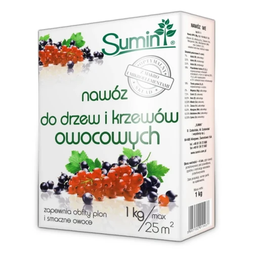 Nawóz Do Drzew i Krzewów Owocowych 1 kg Sumin