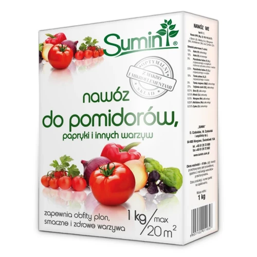 Nawóz Do Pomidorów, Papryki i Innych Warzyw 1 kg Sumin