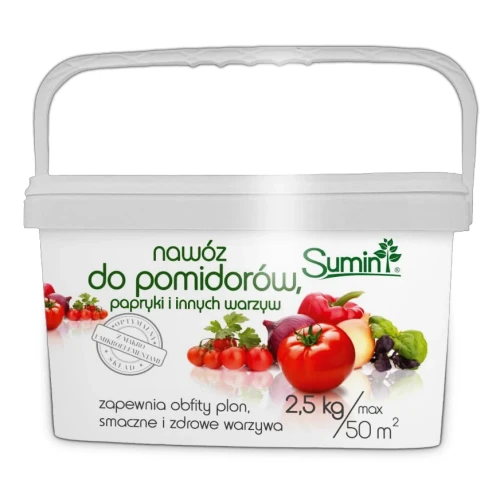 Nawóz Do Pomidorów, Papryki i Innych Warzyw 2,5 kg Sumin