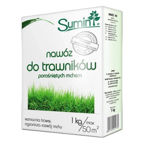 Nawóz Do Trawy Z Mchem - 1 kg - Antymech Sumin