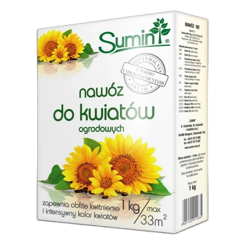 Nawóz Do Kwiatów Ogrodowych 1 kg Sumin