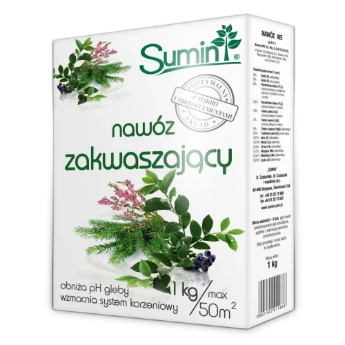 Nawóz Zakwaszający 1 kg Sumin