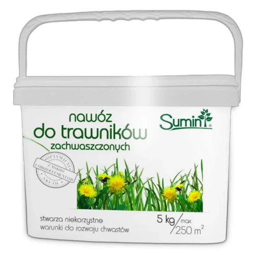 Nawóz Do Trawników Zachwaszczonych 5 kg Sumin