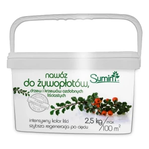 Nawóz Do Żywopłotów, Drzew i Krzewów Ozdobnych 2,5 kg Sumin