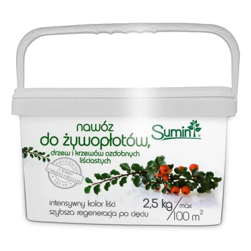 Nawóz Do Żywopłotów, Drzew i Krzewów Ozdobnych 2,5 kg Sumin