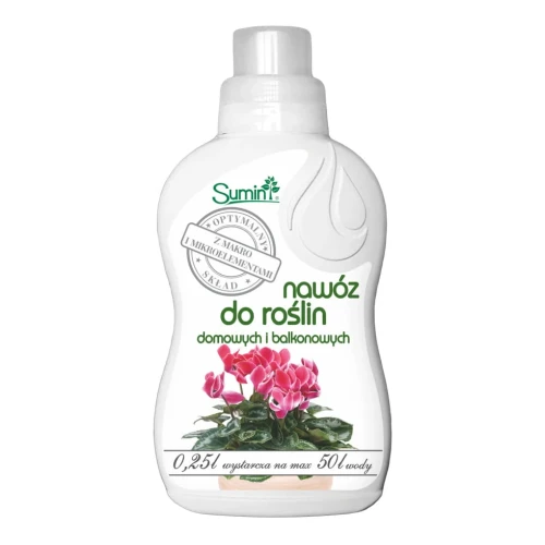 Nawóz Płynny Do Roślin Domowych i Balkonowych 250 ml Sumin
