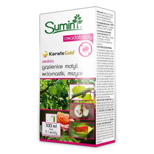 Karate Gold 100 ml – preparat na Gąsienice Motyli, Wciornastki i Mszyce – Sumin