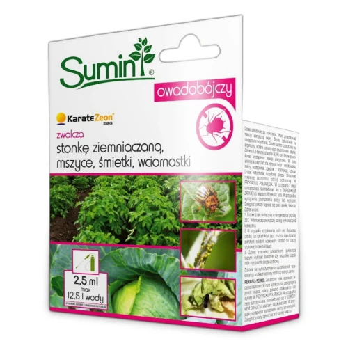 Karate Zeon 050 CS 2,5 ml – preparat na Stonkę Ziemniaczaną, Mszycę, Śmietki i Wciornastki – Sumin