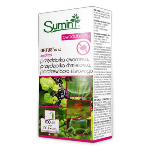 Ortus 05 SC 100 ml – preparat na przędziorki i pordzewiacza – Sumin