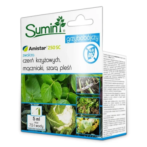 Amistar 250 SC 5 ml – preparat na Mączniaka, Szarą Pleśń i Czerń Krzyżowych – Sumin