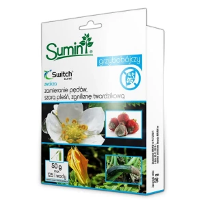 Switch 62,5 WG 50 g – preparat na Zamieranie Pędów, Szarą Pleśń i Zgniliznę Twardzikową – Sumin