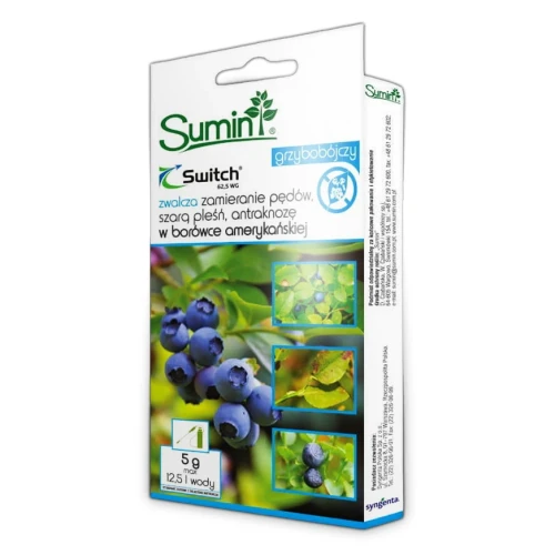 Switch 62,5 WG 5 g – preparat na Szarą Pleśń i Inne Choroby Borówki – Sumin