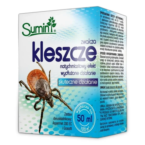 Shot Koncentrat Do Zwalczania Kleszczy w Ogrodzie 50 ml