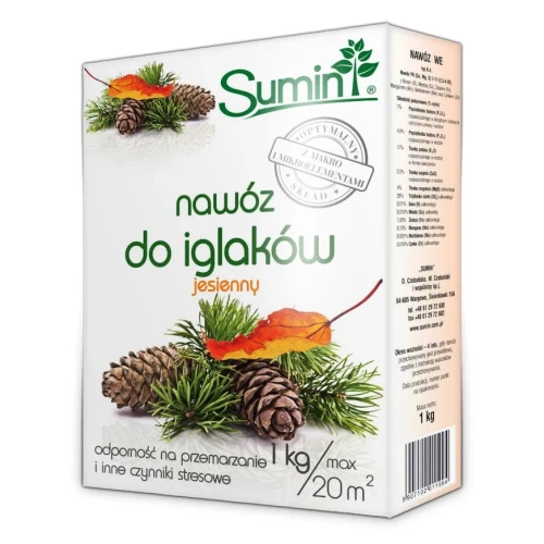 Nawóz jesienny do iglaków – 1 kg Sumin