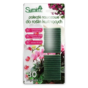 Pałeczki nawozowe do roślin kwitnących – Sumin 30 szt. – Długie, intensywne kwitnienie
