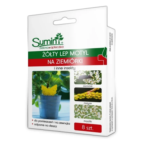 Lep motylek na ziemiórki - 8 szt Sumin