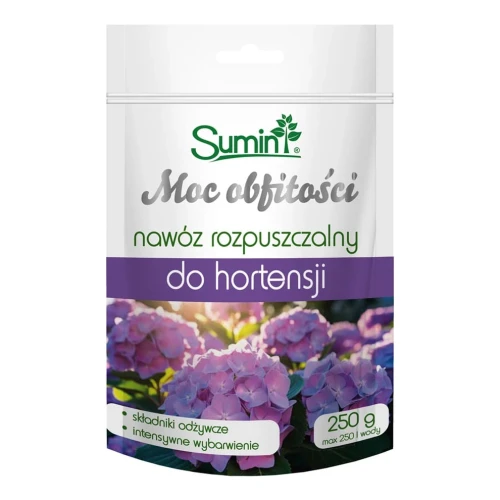 Nawóz rozpuszczalny do hortensji - Moc Obfitości 250 g - Sumin