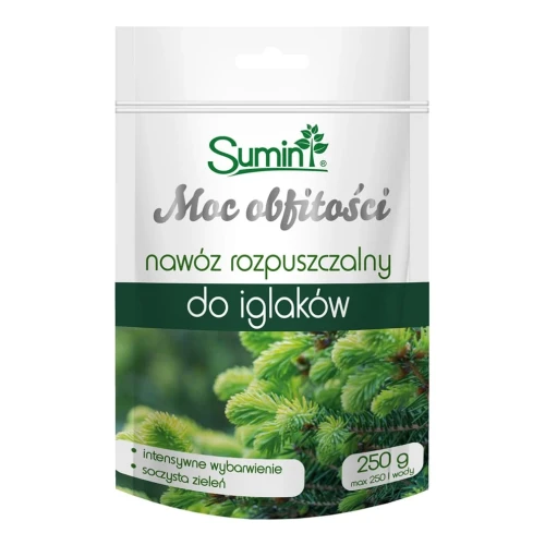 Nawóz rozpuszczalny do iglaków  - Moc Obfitości 250 g - Sumin