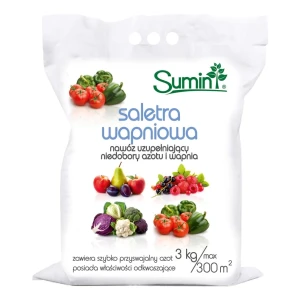 Saletra wapniowa 3 kg Sumin – nawóz azotowo-wapniowy do warzyw