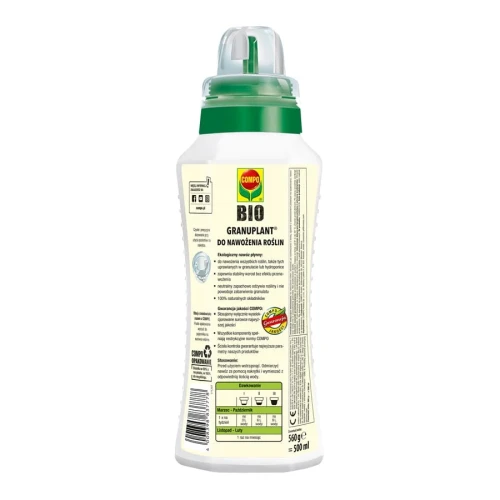 BIO Granuplant nawóz płynny 500 ml tył