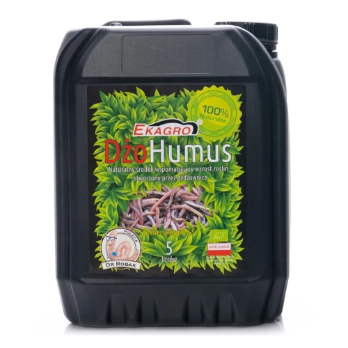 DżoHumus - Płynny naturalny humus z dżdżownic 5 l - Sekretny eliksir ogrodników