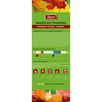 Jesienny nawóz do trawnika Vegano – z mączką bazaltową etykieta 1