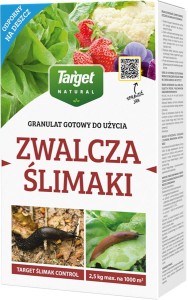 Ślimak Control 2,5 kg Target – ekologiczny granulat na ślimaki nagie i oskorupione