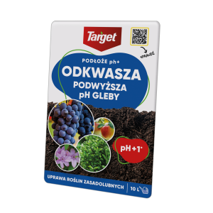 Preparat podwyższający pH gleby pH+ – 100 ml – odkwasza podłoże i poprawia warunki wzrostu – Target